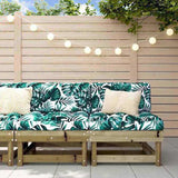 Middle Sofas with Cushions 2 pcs Impregnated Wood Pine 825463