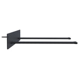 Garden Tool Storage Racks Wall Mounted 4 pcs Black Steel 3309654