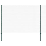 Welded Wire Fence 25 x 1.6 m PVC-Coated Steel Green 3336735