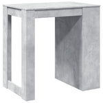 ZNTS Bar Table Concrete Grey 102x70x103.5 cm Engineered Wood 3309324