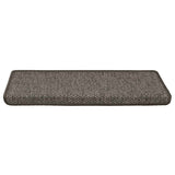 Stair Mats Self-adhesive Sisal-Look 30 pcs 65x21x4 cm Grey and Beige 3365884