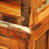 241433 Bookshelf Reclaimed Solid Wood Vintage