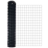 Welded Wire Fence with Concrete Base 10 x 1.2 m 3350970