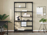 Bookcase Black oak Engineered wood 882837