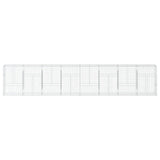 Gabion Basket with Cover 800x50x150 cm Galvanised Iron 3295161