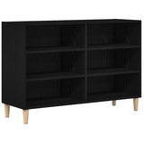 Sideboard Black Oak 103.5 x 35 x 70 cm Engineered Wood 862590