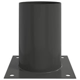 Round Ground Anchor 12 pcs Anthracite 15 x 15 x 15 cm Metal 42030129
