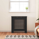 MDF Radiator Cover Black 78 cm 325564