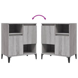 Sideboards 2 pcs Grey Sonoma 60x35x70 cm Engineered Wood 3185733