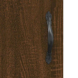 Sideboard Brown Oak 34.5x34x90 cm Engineered Wood 828795