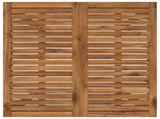 Garden Dinner Table Natural 80 x 80.5 x 75 cm Solid Acacia Wood 901248