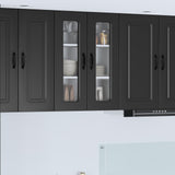 Dishwasher Panel Kalmar Black 60 x 31 x 80 cm Engineered Wood 884735