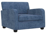 Armchair Blue Chenille 42043446