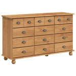 Chest of Drawer ASKIM Brown 79 x 40 x 133.5 cm Solid Pine wood 4105427