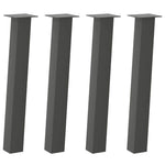 ZNTS Coffee Table Legs 4 pcs Anthracite 72 cm Steel 4012506