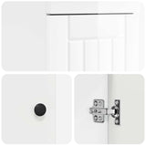 Bathroom Vanity with Sink High Gloss White 42 x 40 x 84.5 cm 890028