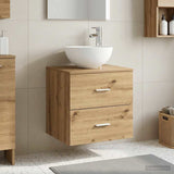 Wall-Mounted Sink Vanity Artisan Oak 49.5 x 41 x 64.5 cm 890269