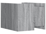 Bedside Cabinet Grey Sonoma 45x50x50 cm Engineered Wood 848295