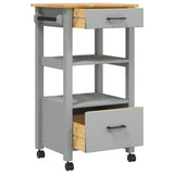 Kitchen Trolley MONZA 48x40x88.5 cm Solid Wood Pine 376083