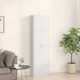 Wardrobe with Shelf White 55 x 25 x 189 cm Engineered Wood 3334008