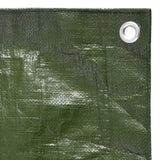 Tarpaulin 180 g/m 8x8 m Green HDPE 151542