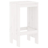 Garden Bar Set White Solid pine wood Standard Durable Bar Set 3157752