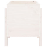 Garden Planter White 62x50x57 cm Solid Wood Pine 825206