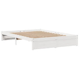 Bed Frame with Headboard without Mattress White 150x200 cm King Size 3306739