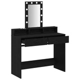 Dressing Table Black 100 x 41 x 140 cm Engineered Wood 865173