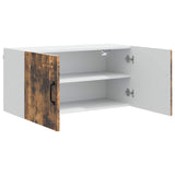 Wall Cabinet PORTO Smoked Oak 80 x 31 x 40 cm Engineered Wood 885290