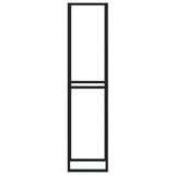 Firewood Rack Black 50x30x209 cm Steel 4018468