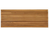 Table Top 110 x 55 x 3.5 cm Rectangular Solid Teak Wood Natural 42033158