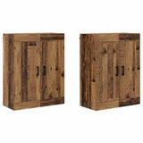 Wall-mounted Cabinet 2 pcs Old Wood 69.5 x 34 x 90 cm 3415563