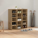 Shoe Cabinet Artisan Oak 77.5 x 30 x 83.5 cm Engineered Wood 875216