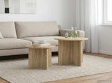 Side Table Set with Storage 2 pcs Sonoma Oak Engineered Wood 8001012