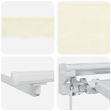 Manual Awning Frame with LEDs Cream and White 2.5 x 2 m 3420497