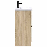 Bathroom Furniture Set Sonoma Oak 78.5 x 37.5 x 81 cm 3404176