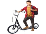 Kids Scooter, Teen Kick Scooter with Rubber Wheels, 16" Front Wheel, Height Adjustable Handlebar, T3398P422457