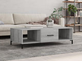 Coffee Table Grey Sonoma 102x50x40 cm Engineered Wood 829306