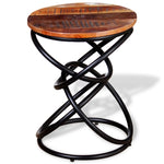 End Table Solid Reclaimed Wood 244231