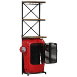 ZNTS Tractor Wine Cabinet 49x31x172 cm Solid Mango Wood 247871