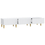 TV Cabinet with Drawer White 147 x 34.5 x 30 cm Engineered Wood 894705