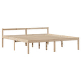 Senior Bed with Headboard without Mattress 200x200 cm 3305873
