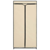 282443 Wardrobes 2 pcs Cream 75x50x160 cm