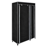 Folding Wardrobe Black 110x45x175 cm 60719