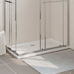 ZNTS Rectangular ABS Shower Base Tray White 70x120 cm 148905