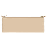 2-Piece Bench Cushions SOEST 2 pcs 100% Polyester Cream 949741