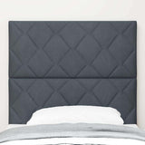 Headboard Height Adjustable Dark grey 100 cm Velvet 3337907
