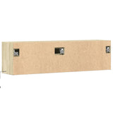 TV Wall Cabinet with LED Lights Sonoma Oak 140x31x38 cm 852371