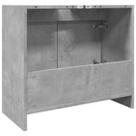 ZNTS Sink Cabinet Concrete Grey 63x29x55 cm Engineered Wood 848097